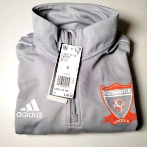 Adidas Climalite Men's Sweatshirt | Stone Grey/White | SIze S
